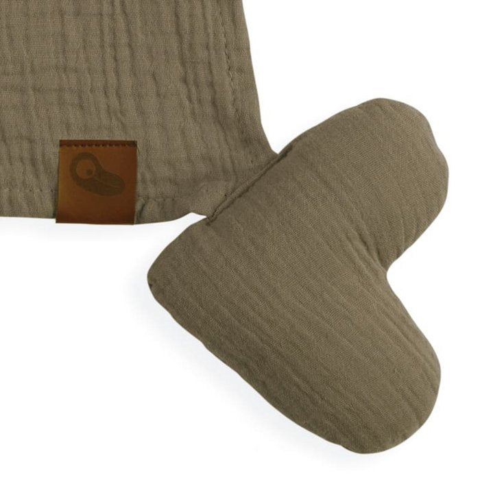 HERZ dou dou Kuscheltier mit Schnullerhalter